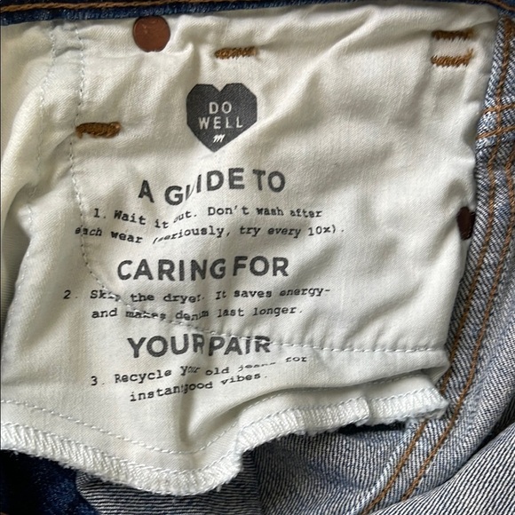 Madewell 10" Women's Skinny Blue Jeans size 23 - Picture 8 of 8